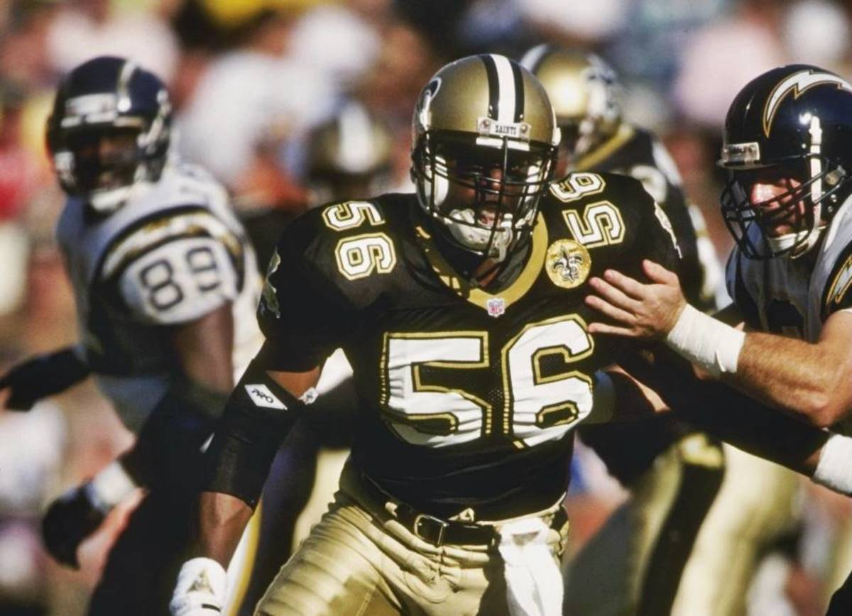 Former New Orleans Saints LB Pat Swilling. CREDIT: Saints Hall of Fame 